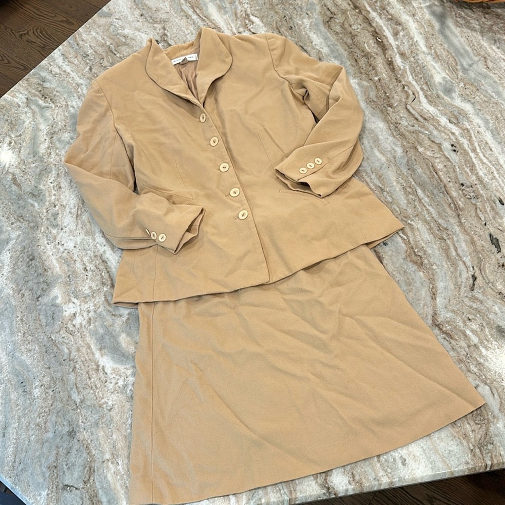 100% Wool Suit Anne Klein - Picture 1 of 12